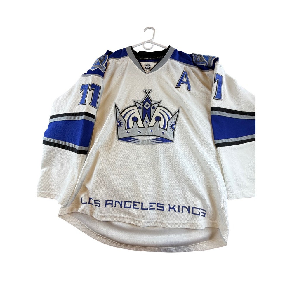 CCM Reebok Los Angeles Kings Anze Kopitar 11 NHL Hockey Jersey White Size 50